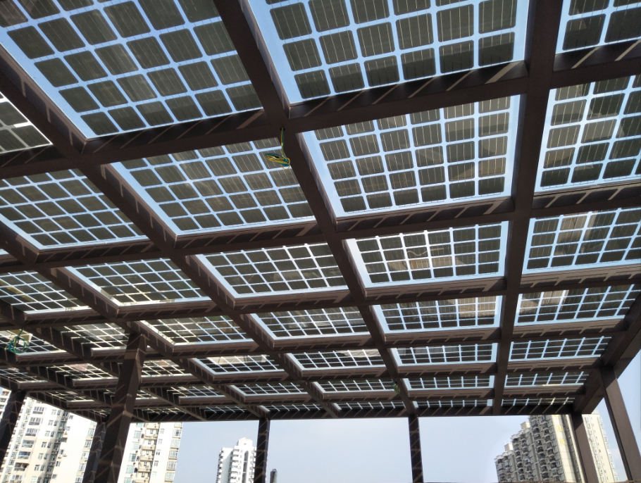 深圳龙岗别墅建筑级光伏采光顶展示图及详情页