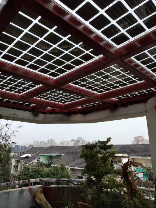 深圳龙岗复式楼建筑级光伏采光顶展示图及详情页