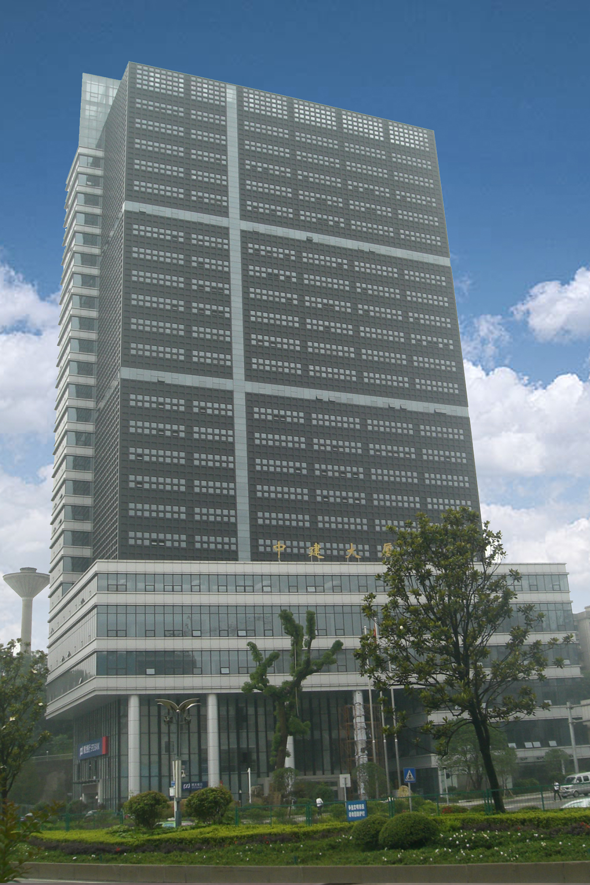 湖南长沙中建大厦光伏幕墙