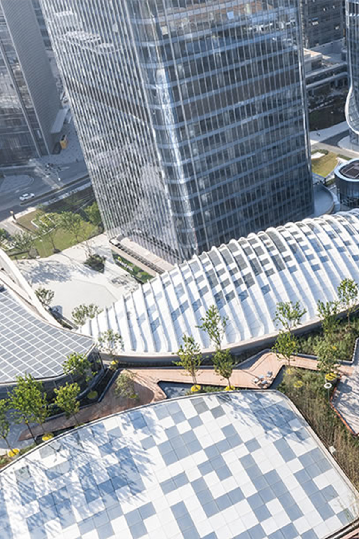 重庆两江新区光环购物公园建筑级采光顶