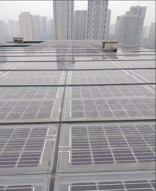 重庆江北区保利中心建筑级光伏采光顶详情页1